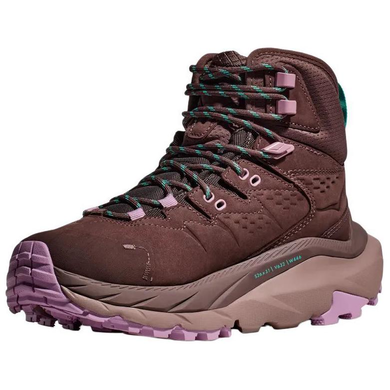 Hoka One One Kaha 2 Gtx Comfortable Versatile Non-Slip Durable High-Top Hiking Shoes Women Hiking Shoes Brown 1123156-SZQ