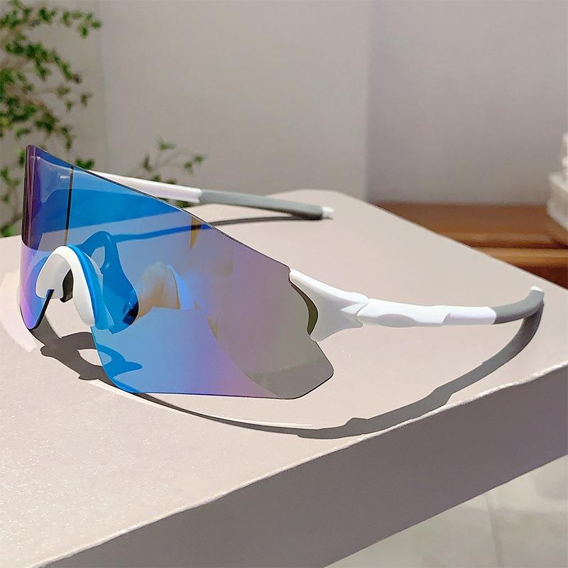 Fashion Monoblock Anti UV Men's Goggle Outdoor Brand Mirror Sports Sunglasses Women Oversize Decor Shades for Cycling
