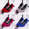 High Heel Shoes For Women With Slim Rubber Sole And Breathable Pu Insole For Casual Summer Wear