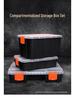 Portable Transparent Plastic Parts Organizer - Thickened Screw & Accessories Storage for Electricians
