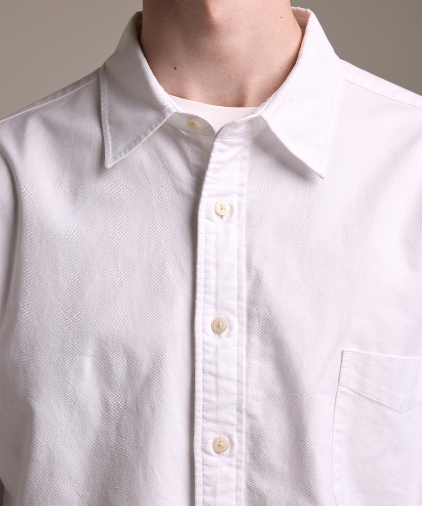 Jelolaunji [Premium Japanese Material] Essential Oxford Shirt White