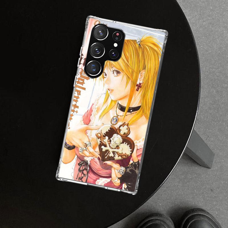 N-Note D-Death MisaMisa Phone Case Cover for Samsung Galaxy S26 S25 Edge S24 S23 Ultra S22 Plus S21 FE S20 + Art Customized Fund