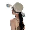 Summer new sunscreen visor hat women's fresh and sweet sun hat seaside vacation straw hat