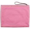 Rock Studs Clutch Bag Pink Leather Women Used