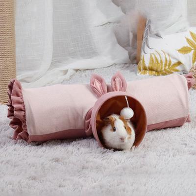 Cat Tube Toy Three-way Release Stress Super Soft Recreational Kitten Tunnel Toy for Chinchilla