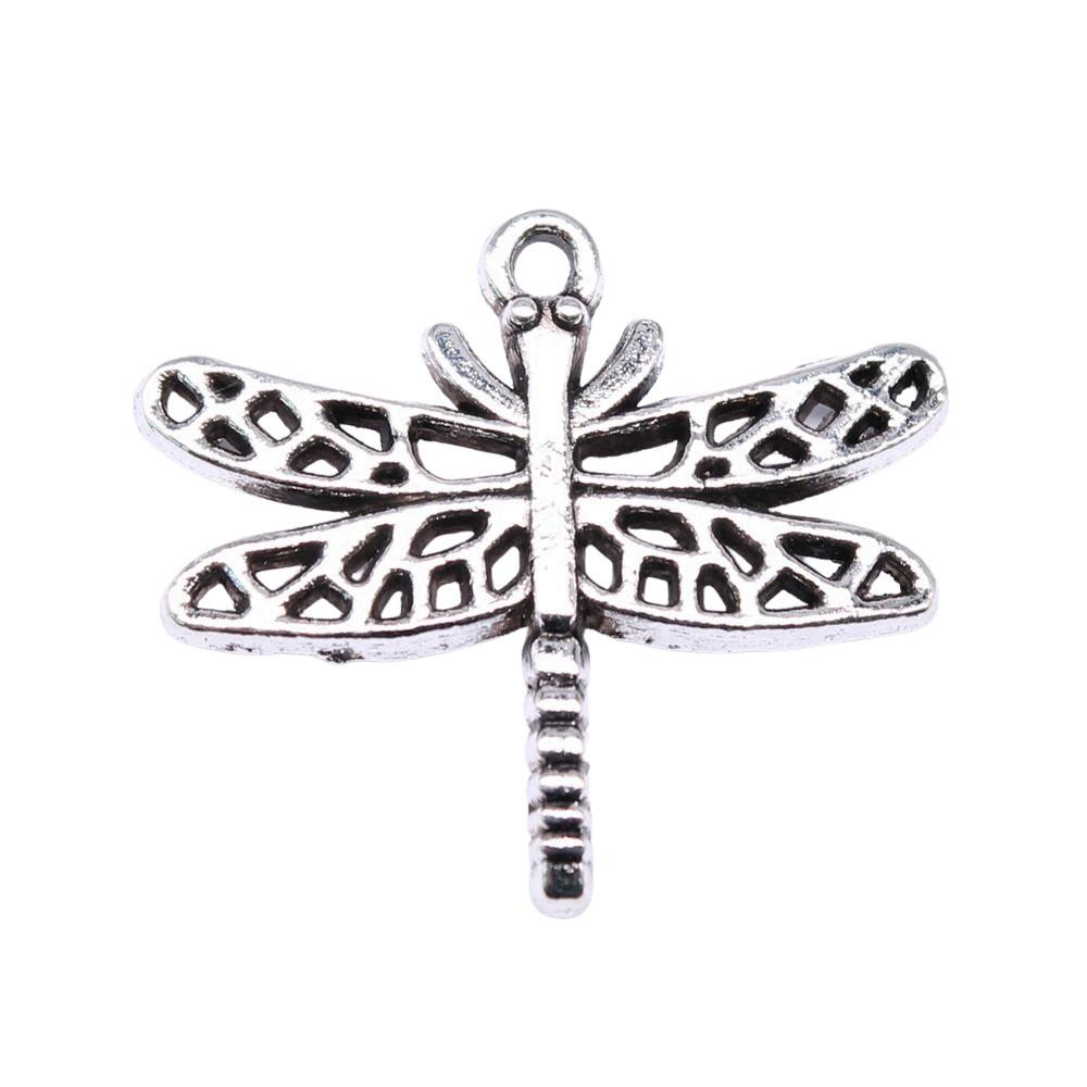 Dragonfly Charms Vintage Alloy Pendants For Insect Themed Handmade Jewelry Supplies