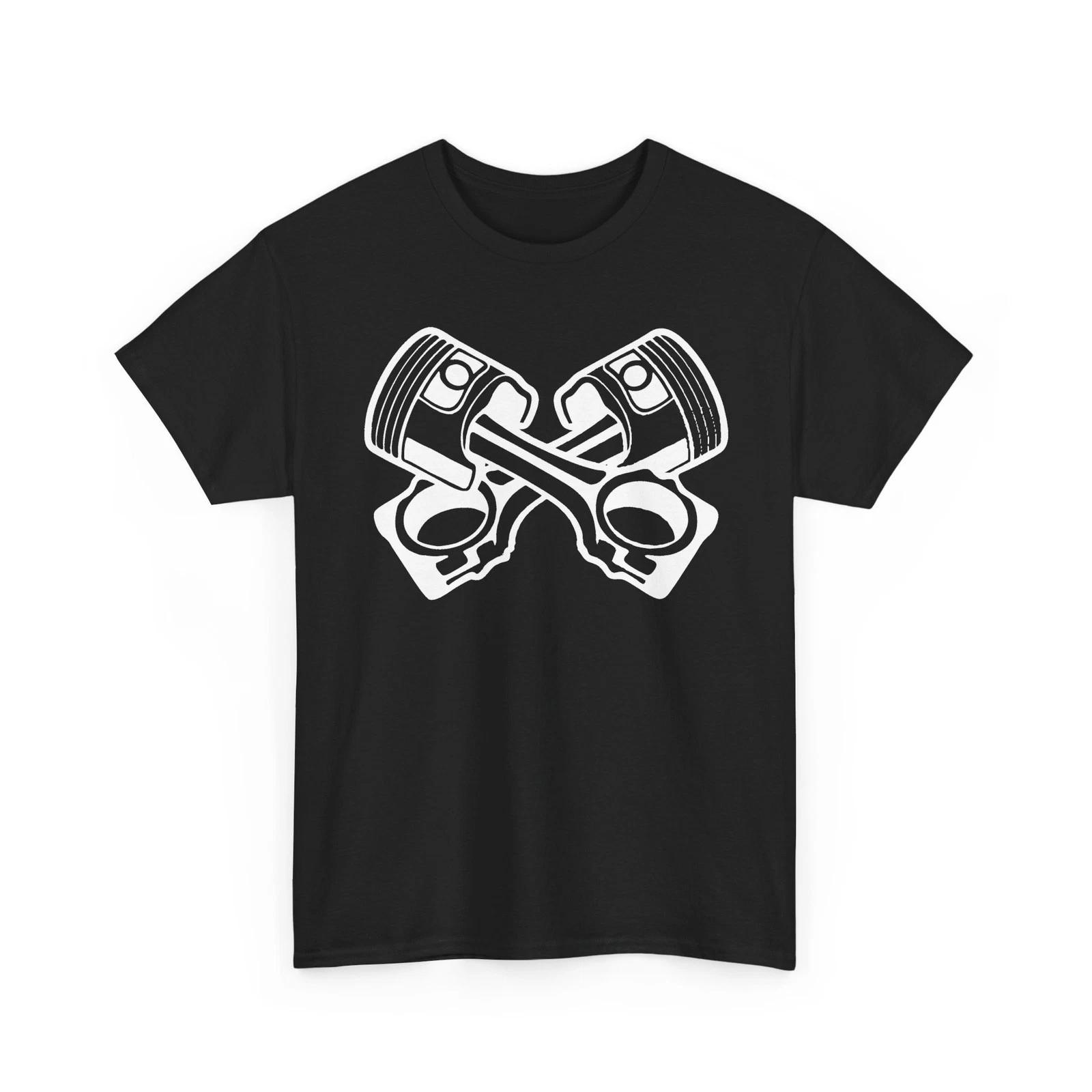 Crossed Pistons Mechanic Garage Engine Unisex Heavy Cotton TShirt 3XL