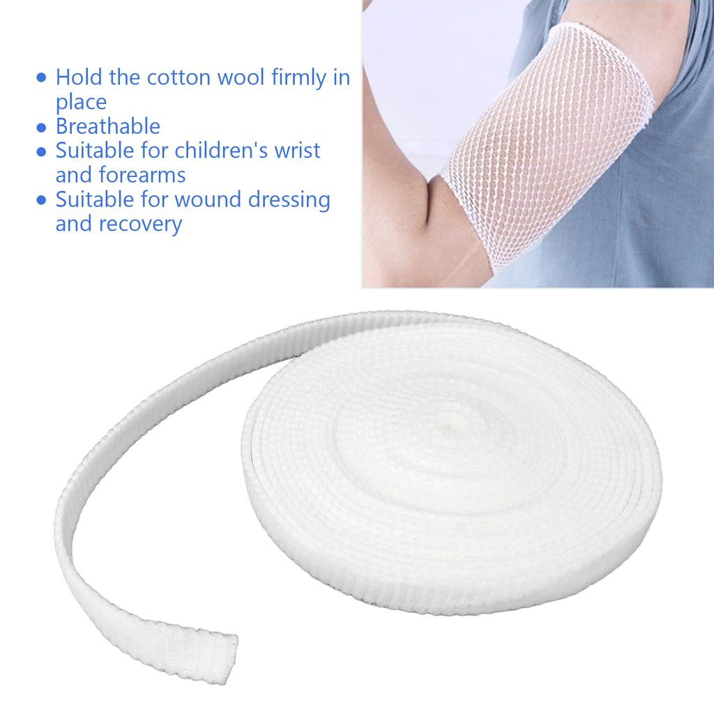 Wound Dressing Elastic Net Bandage Children Stretchable Bandage Retainer for Wrist Forearm 11 Yards