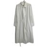 REGULATION Yohji Yamamoto FB-D52-005 COTTON BROAD R-DRAPED SHIRT DRESS Dress 2 whiteUsed
