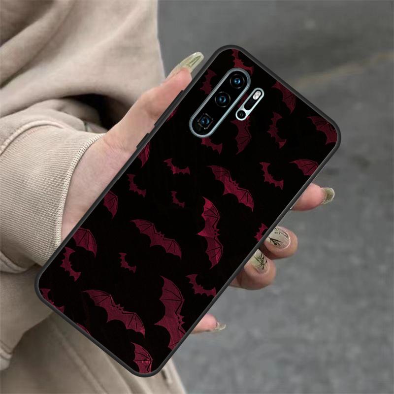 Goth Vampire Bat Gothic Fall Für Huawei Nova 10 SE 9 11 11i 8i 3i 5T Y60 Y70 Y90 Y61 y91 P20 P30 Pro P40 Lite Abdeckung