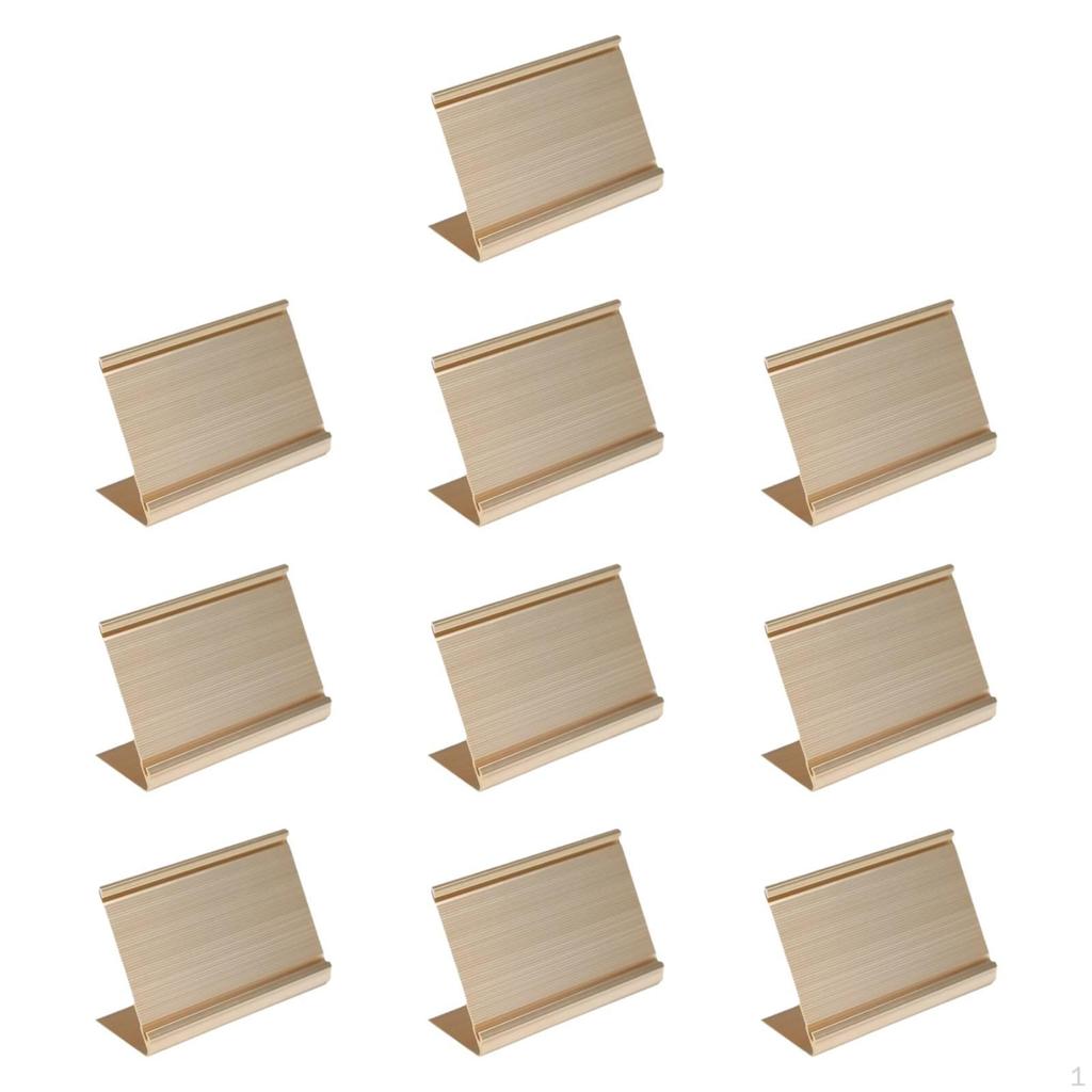 L Type Table Top Sign Holder for Price Tags And Information Display In Hotels Offices