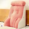 Lumbar Bedside Cushions Soft Back Rest Bed Cushion Wedge Pillow TV Reading Lumbar Cushion Decorative Pillows for Bed