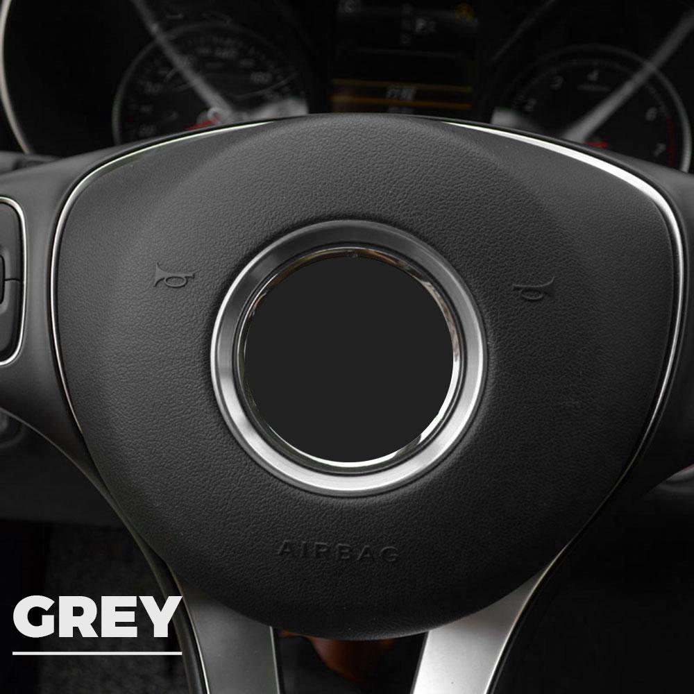 51/58mm Car Steering Wheel Center Cover Logo Sticker Ring Trim Car Accessories For Mercedes Benz GLE CLA GLA W213 W246 W205 C117