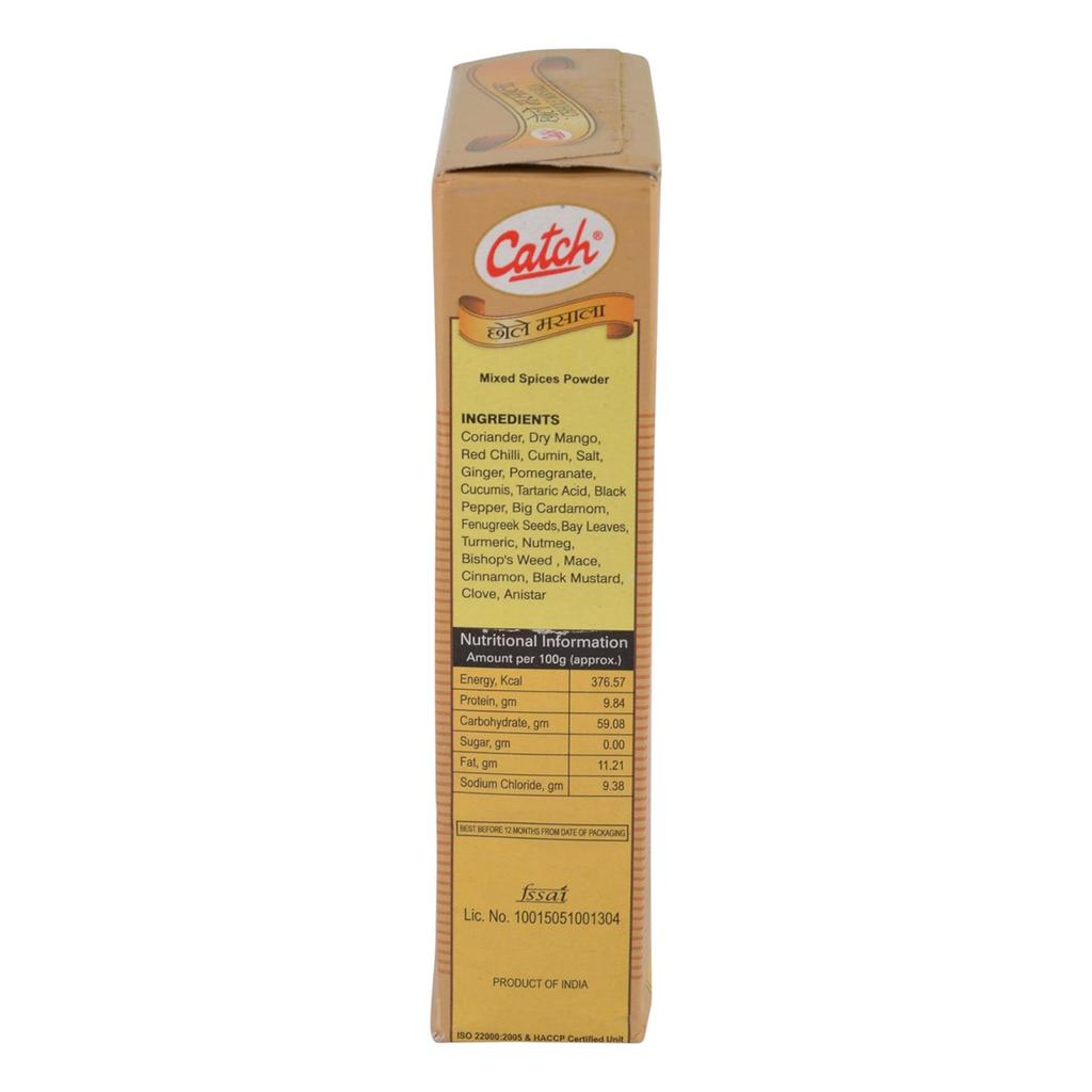 Catch Chhole Masala 100g Pack – Authentic Indian Spice Blend for Rich Aromatic Chickpea Curry and Flavorful Home Cooking