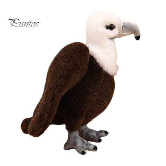 Plüsche Adler für Tierliebhaber Realistische Weißkopfpuppe, Stofftier Spielzeug mit faltbarem dekorativem Zierflügeln, Lebensechter Vogel Plüschtier Heimdeko Und