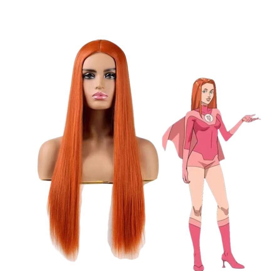 Anime Invincible Atom Eve Cosplay Full Set Wig Women Jumpsuit Tight Outfit Halloween Stage Performance Role Play Costumes 160
