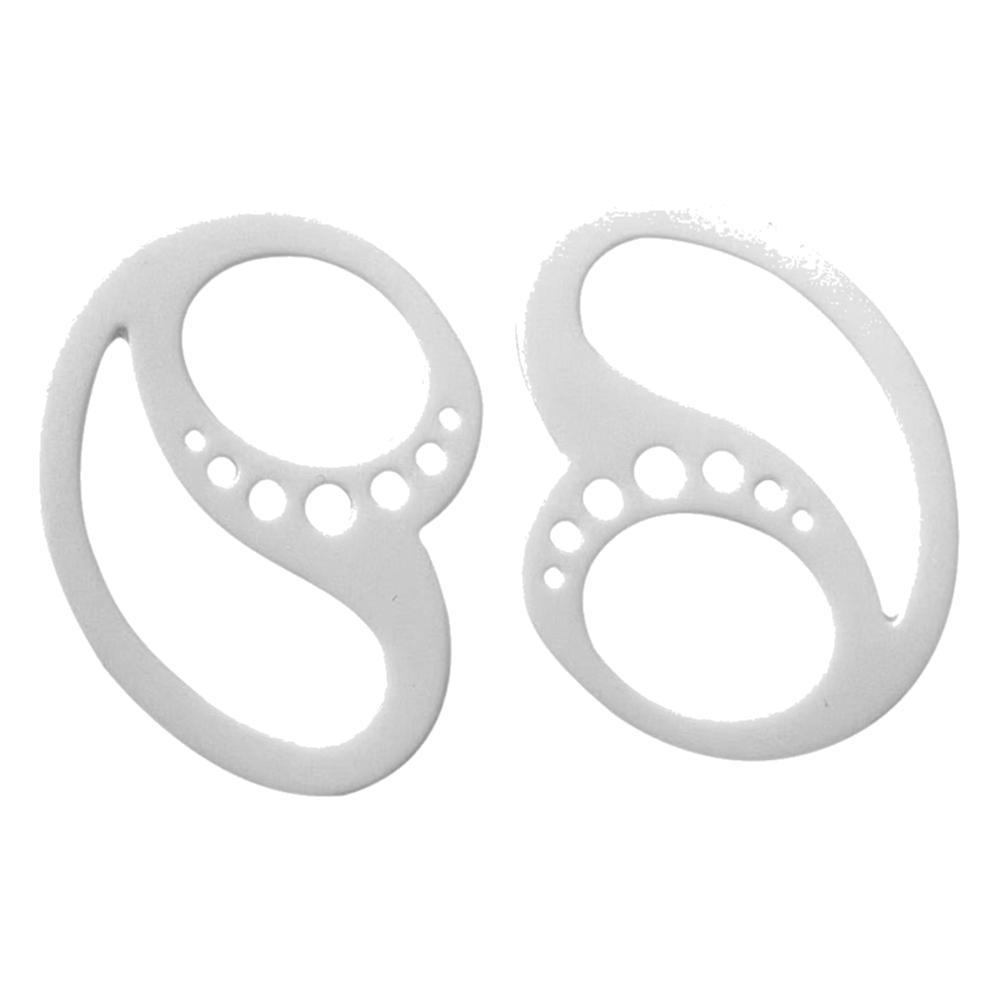 

1-4 Pair Silicone Earphones Holder Portable Anti-Slip Silicone Earplug Hook Anti-Drop Secure Ear Earplug Solid Protector Tools