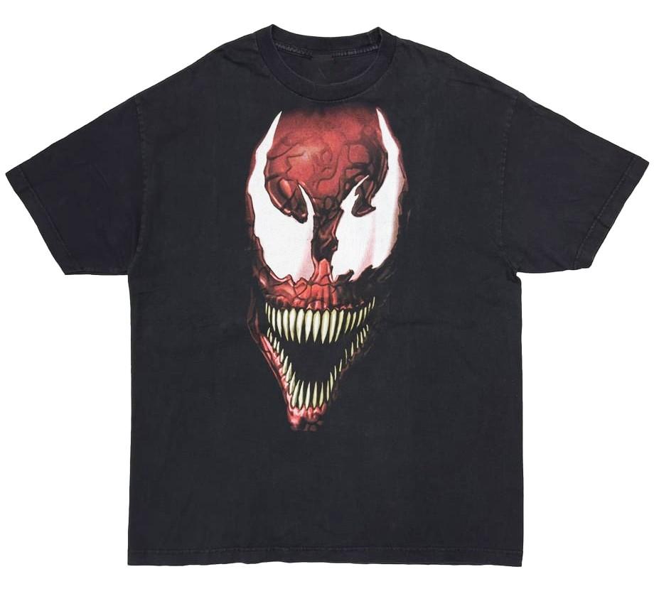 НОВЫЙ 2000-е Marvel Comics Карнаж Mad Engine Футболка Deadstock Перепечатка Унисекс Футболка XXXL