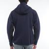 Champion 3LS Zip Hooded Long Size WRAP-AIR Water-Repellent Techweave® Sweatshirt, Navy, Sleeve, C3-AG102
