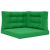 Outdoor Sofa Cushions 3 Pcs Green Polyester