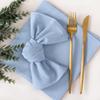 Modern for Cotton Square Fabric Napkin 40*40cm Imitation Linen Wedding Party Western Food Mat Table Decoration