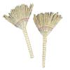 Natural Sorghum Bristle Broom