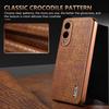 AZNS For Samsung Galaxy S25 Edge Case Electroplating Crocodile Texture PU+TPU Phone Cover