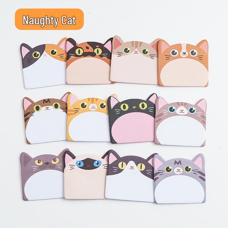Alien Cartoon Sticky Notes: Cute, Customized, and High-End Animal Memo Set