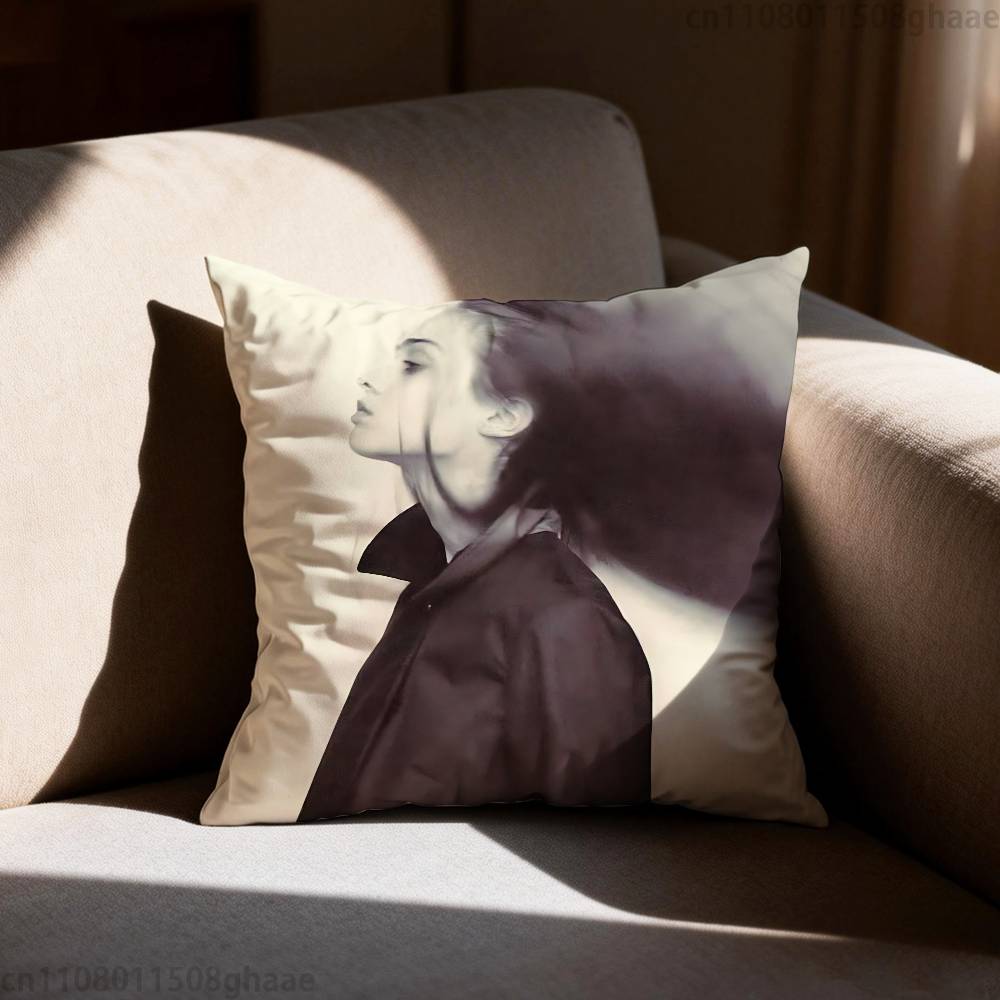 Fiona Apple Pillow Case Antidustmite Pillowcase Invisible Zipper Silky Short Plush Sofa Cushion Cover