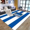 Hertha BSC Pattern Rug, Indoor/Outdoor Mat, for Picnic, Gameroom, Bedroom, Office, Living Room, Home Decor Carpet, Birthday Gift
