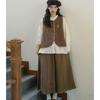 Johnature Forest Style Embroidered Shirt For Women Spring French Retro Casual Women Tops