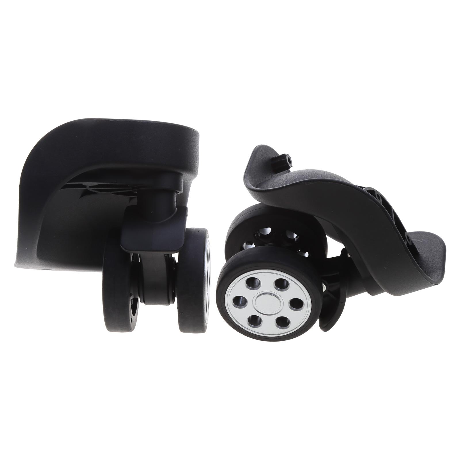 

Двухрядные колеса для багажа, чемодан на колесиках, колеса для чемодана своими руками, запасная часть для дорожного чемодана для большинства чемоданов чёрный