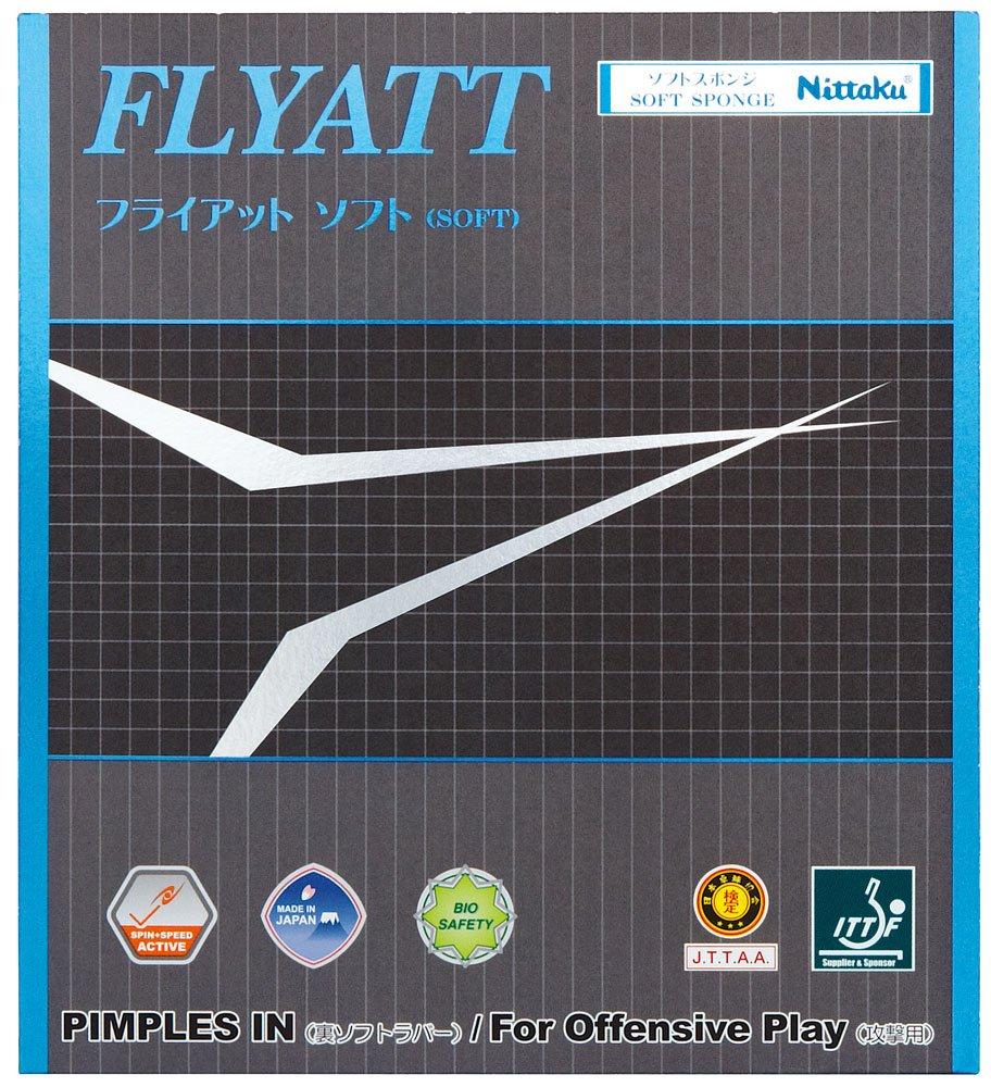

Nittaku Table Tennis Back Soft Rubber Fly At Soft AC Red Thick (Active Charge) NR-8561