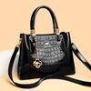 Tote Bag - Women's Single Shoulder Crossbody Handbag - Casual Commuting Leather Bag - Large Capacity
