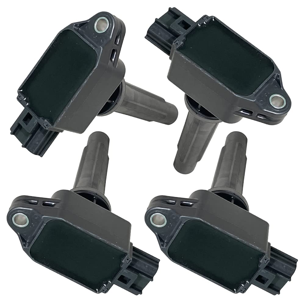 GzYcsFocusqp [Set of 4] PE20-18-100 Ignition Coil Compatible with Mazda 6 CX-5 KEEFW KEEAW KE5FW KE5AW KFEP KF5P PE20-18-100A