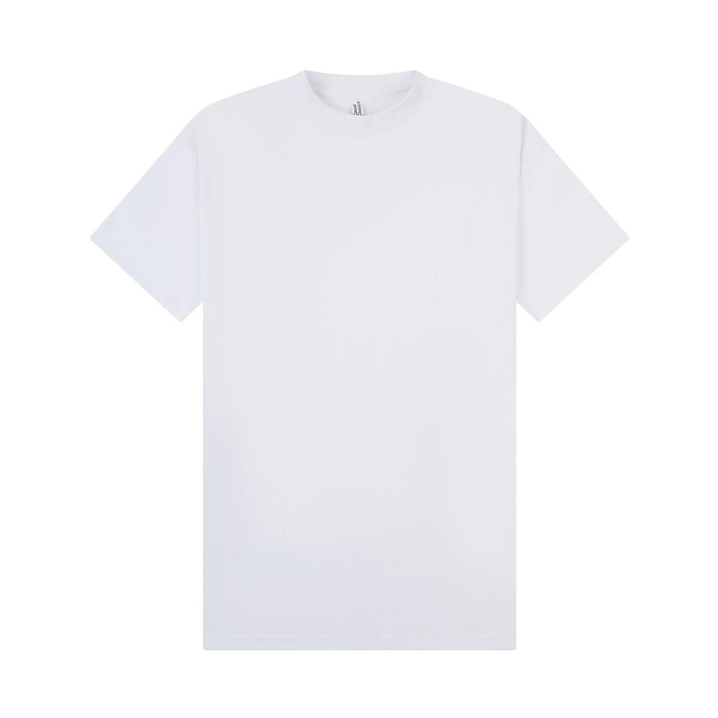 Casual Classics Unisex Adult Combed Ringspun Cotton Extended Neckline Tall Oversized T-Shirt