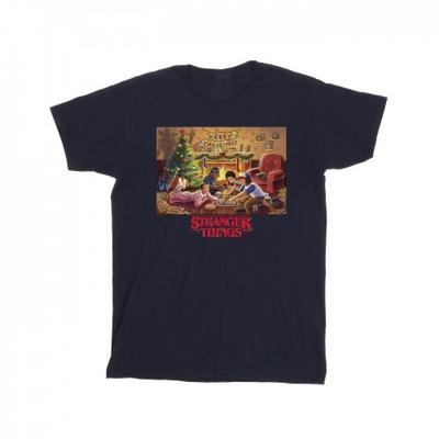 Netflix Herr Stranger Things Julsammankomst T-shirt