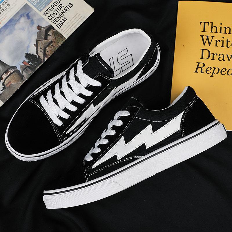 Autumn new canvas shoes student sports and leisure shoes low-top lightning board shoes