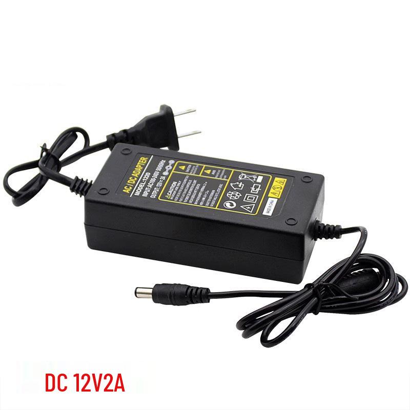 DC 12V Power Adapter for Cameras, Speakers, Amplifiers (1A-10A)