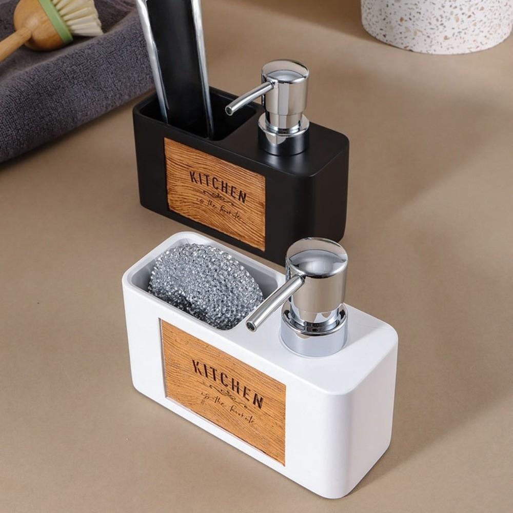 Pump Head Sponge Holder ABS Liquid Soap Dispenser Kitchen Soap Dispenser  Restaurant