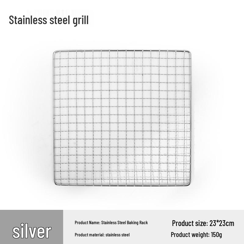 Portable Stainless Steel Folding Fire Pit & Charcoal Grill for Camping
