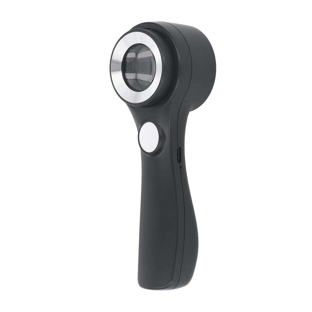 Magnifying Glass Handheld 60X Illuminated Magnifier USB Rechargeable LED Magnifying Glass for