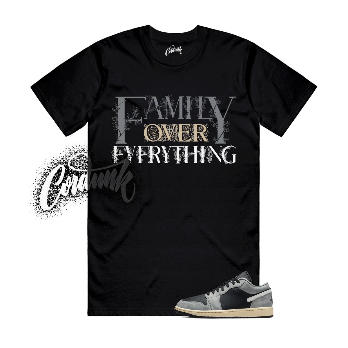 

1 Light Smoke Grey Sail Muslin Black Off Noir Low T Shirt Match FAM XL