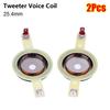 2Pcs Round Shape Tweeter Voice Coil  for Speaker Treble Horn Audio Equipment Maintenance Repair