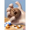 1PC Yawn Tea Pet Whole Cup Water Gun Fun Pressing Funny Spray Water Water Gun Creative Decompression Toy