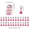 3D Hello Kitty Festival Birthday Decor Set: Balloons, Banner & Flags