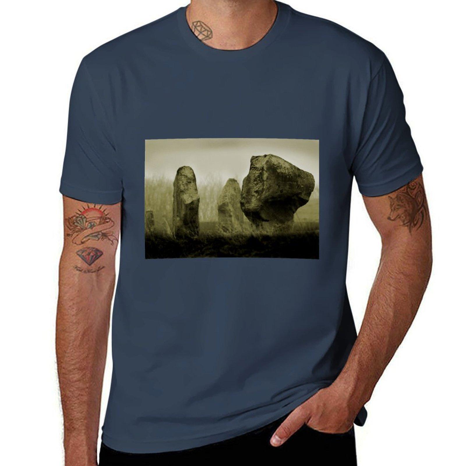 Cold Morning At Avebury Henge Tshirt Holiday Lightweight Tshirt S