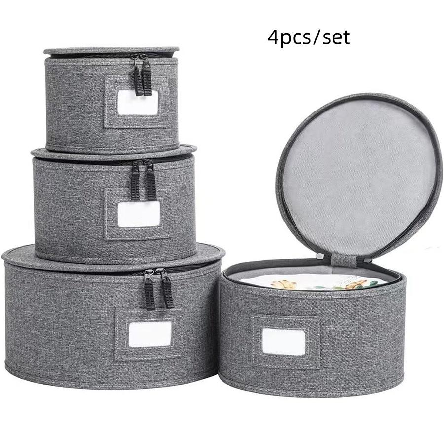 China Storage Containers Hard Shell Case for Organizing Stackable Moving Storage Box Plate Dividers for Dishes Glasses Mugs