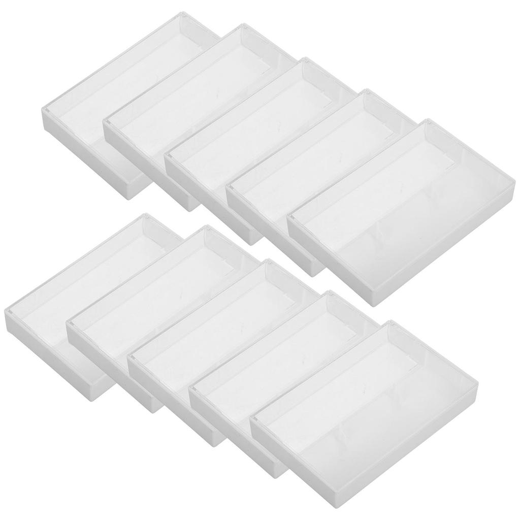 10 Piezas Protector de Cinta de Cassette Vintage Estuche para Cassette en Blanco para Grabar Estuches de Cinta de Cassette de Plástico Transparente Caja de Almacenamiento a Prueba de Polvo