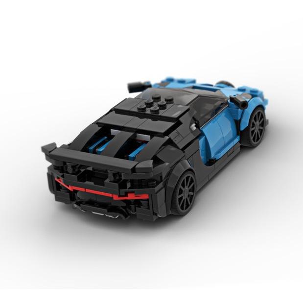 In Stock: 142003 Chiron MOC Building Blocks, 8-Stud Supercar Compatible with Lego.